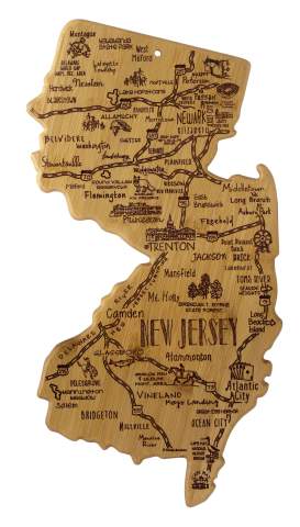 New Jersey Landmarks Cutting Board