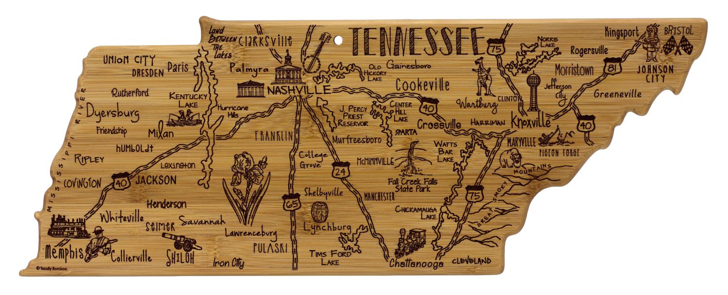Tennessee Landmarks Cutting Board