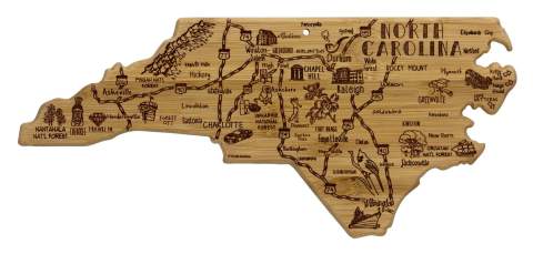 North Carolina Landmarks Cutting Board