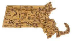 Massachusetts Landmarks Cutting Board