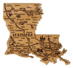 Louisiana Landmarks Cutting Board