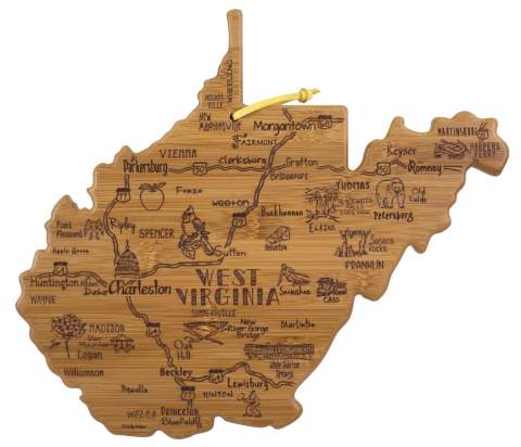 West Virginia Landmarks Cutting Board