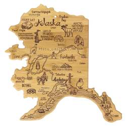 Alaska Landmarks Cutting Board