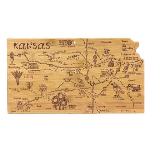 Kansas Landmarks Cutting Board