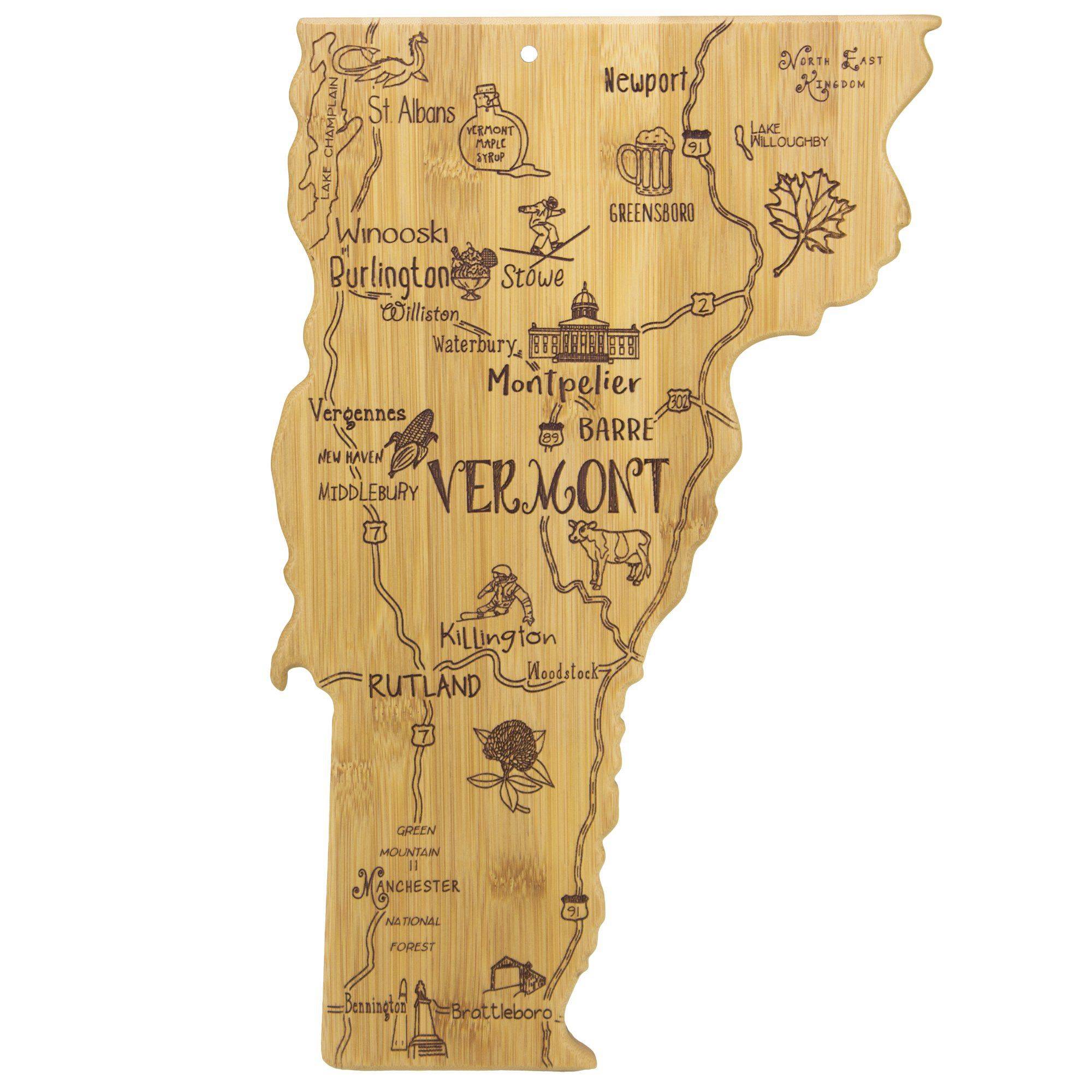 Vermont Destinations Cutting Board