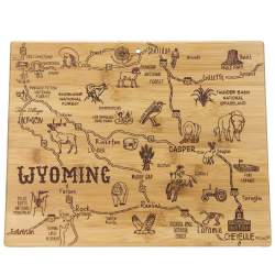 Wyoming Destinations Cutting Board