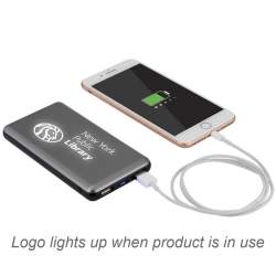 Glow Power Bank, UL Certified, 8000mAh