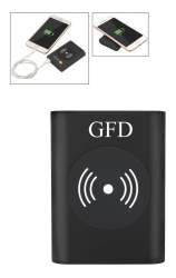 Tri-Way Wireless Mini Charger Power Bank, UL Certified, 5000mAh