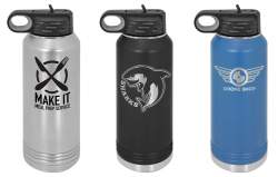 Double Wall, Vacuum Insulated, Sip Lid with Straw, 32oz Polar Camel Water Bottle