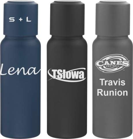 Lodge 16.9oz Double Wall Stainless Copper Insulation Powder Coated with Magnetic Cup+Lid Bottle