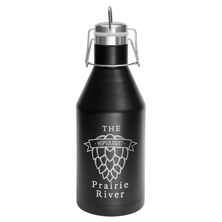 64oz Growler Vacuum Insulated Stainless Steel Swing-Top Lid