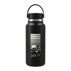 Laser Engraved Hydro Flask Wide Mouth Water Bottle 32oz