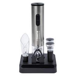 Engraved Carignan 6 piece Electric Wine Opener Set