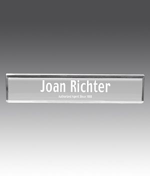 Personalized Acrylic Desk Nameplate
