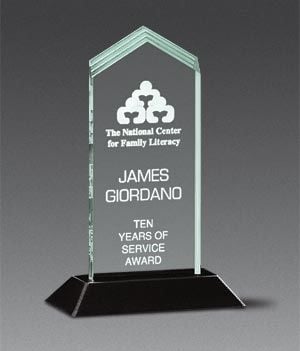 Frosted Arrow Acrylic Award