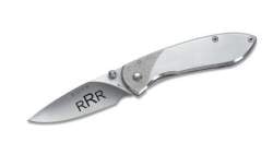 Engraved Buck Nobleman, 2 5/8" blade