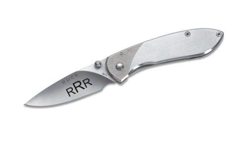 Engraved Buck Nobleman, 2 5/8" blade