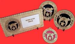 Shriner Wood Christmas Ornament