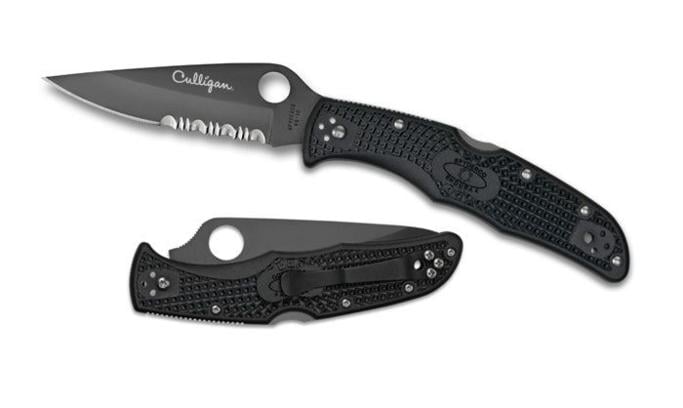 Engraved Spyderco Endura4 Black Handle C10BK