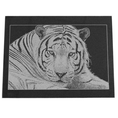 Black Granite Rectangle Tile - 5"x7"