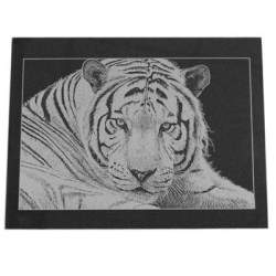 Black Granite Rectangle Tile - 5"x7"