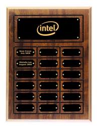 Cherry Finish Perpetual Plaques - 18 Plates