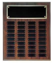 Cherry Finish Perpetual Plaques - 36 Plates