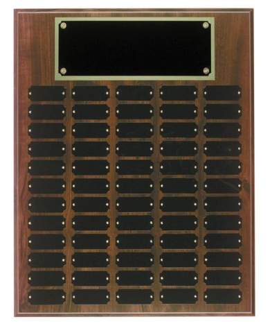 Cherry Finish Perpetual Plaques - 60 Plates
