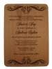 Custom Wood Wedding Invitation