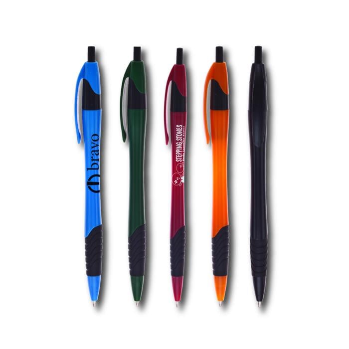 Dallas Click Javelin Pen with Grip (Color Imprint)