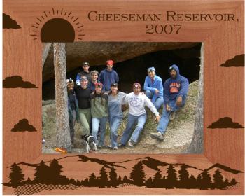 Mountains and Clouds Picture Frame