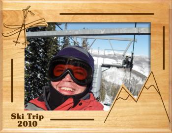Ski Trip Custom Photo Frame Ski Trip Custom Photo Frame