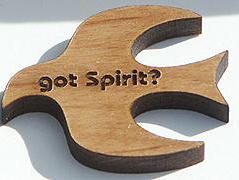 Wood Dove Pocket Token - Large