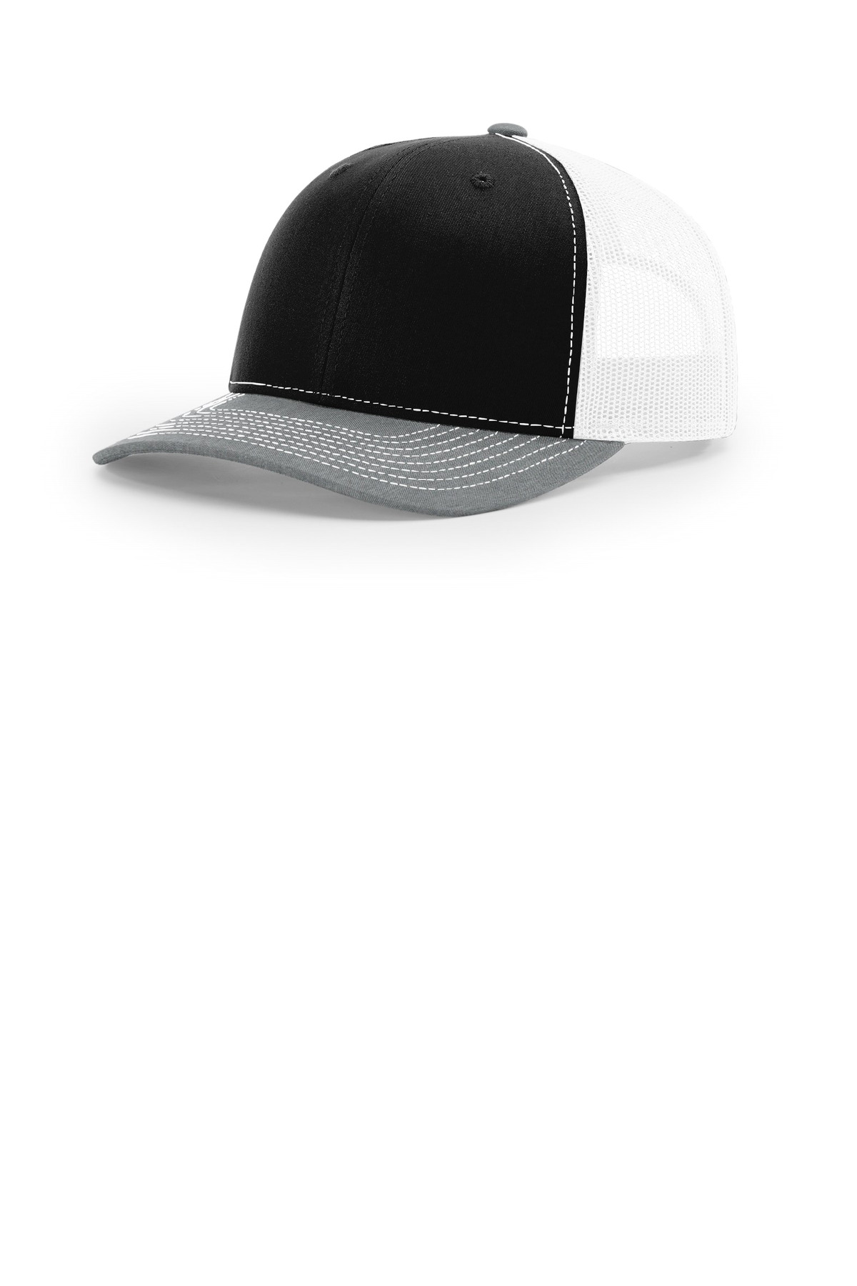Black/White/Heather Gray