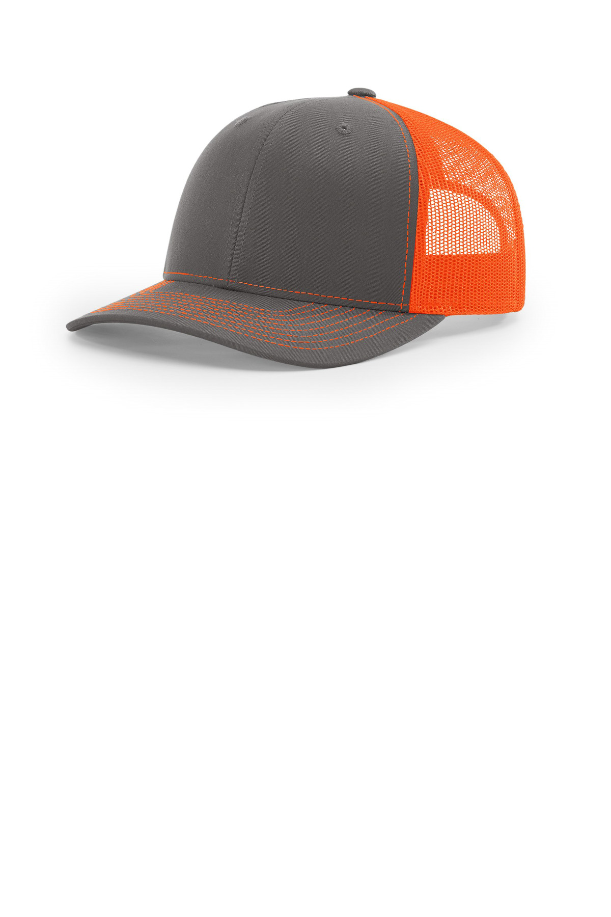 Charcoal Gray/Neon Orange