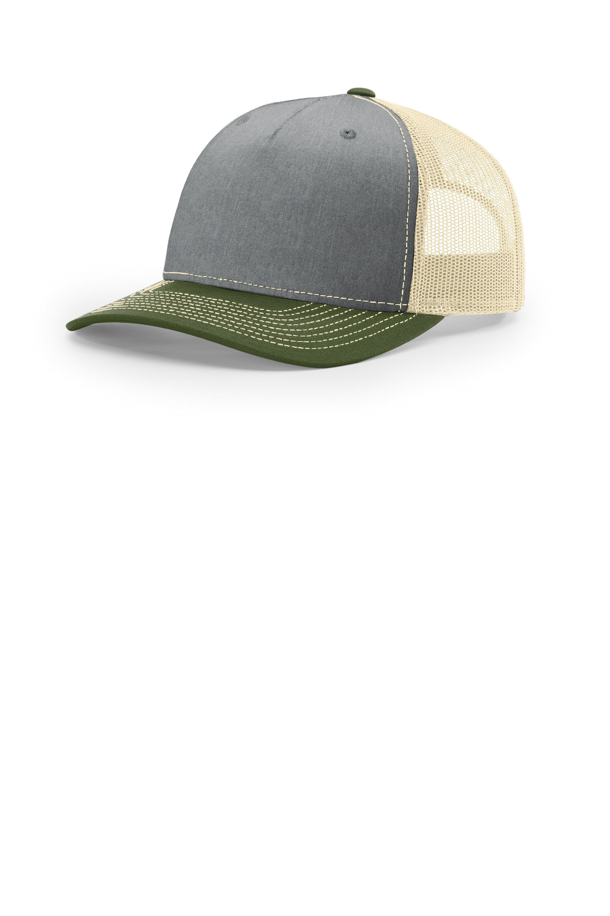 Heather Gray/Birch White/Army Green