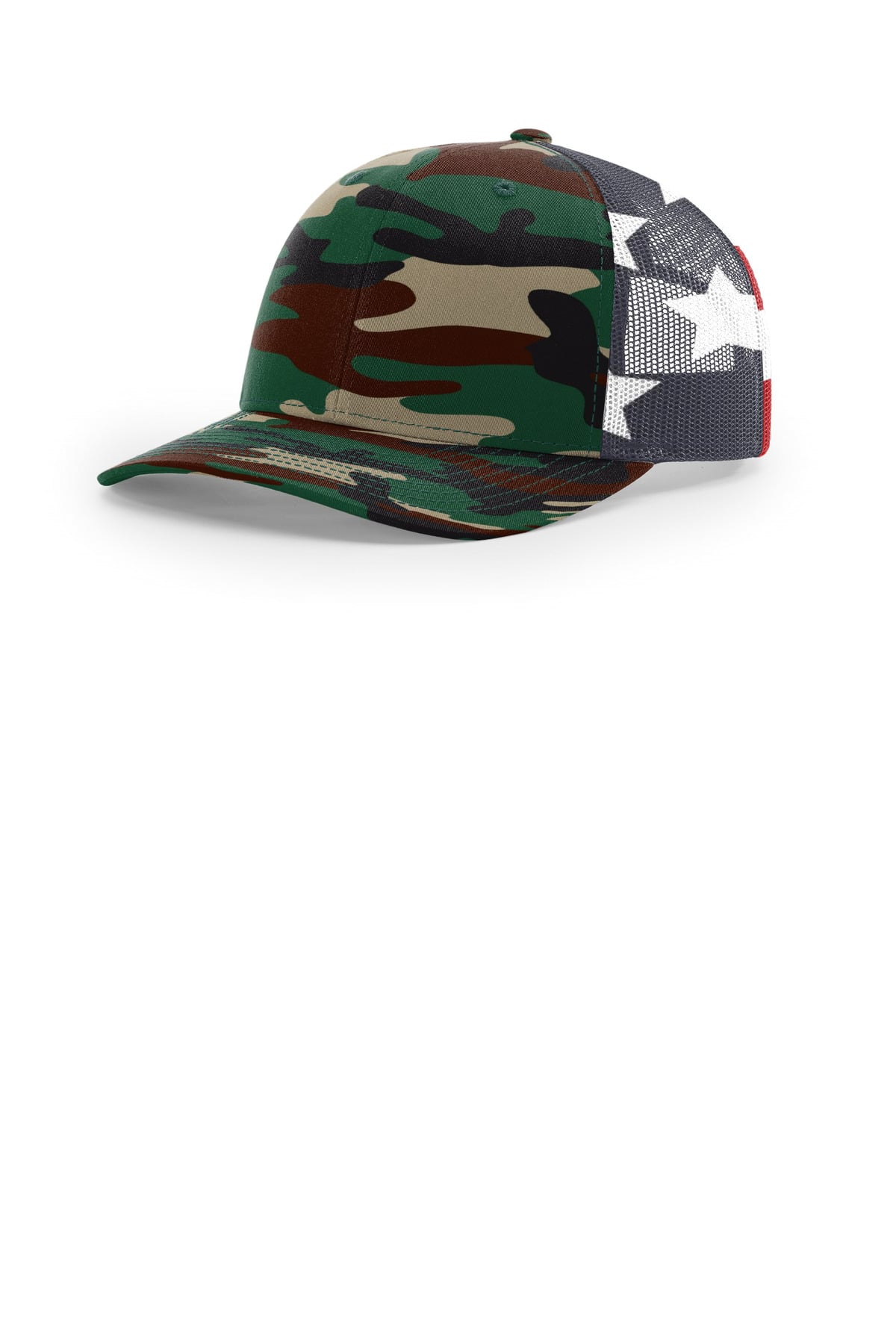 Green Camo/Stars Stripes