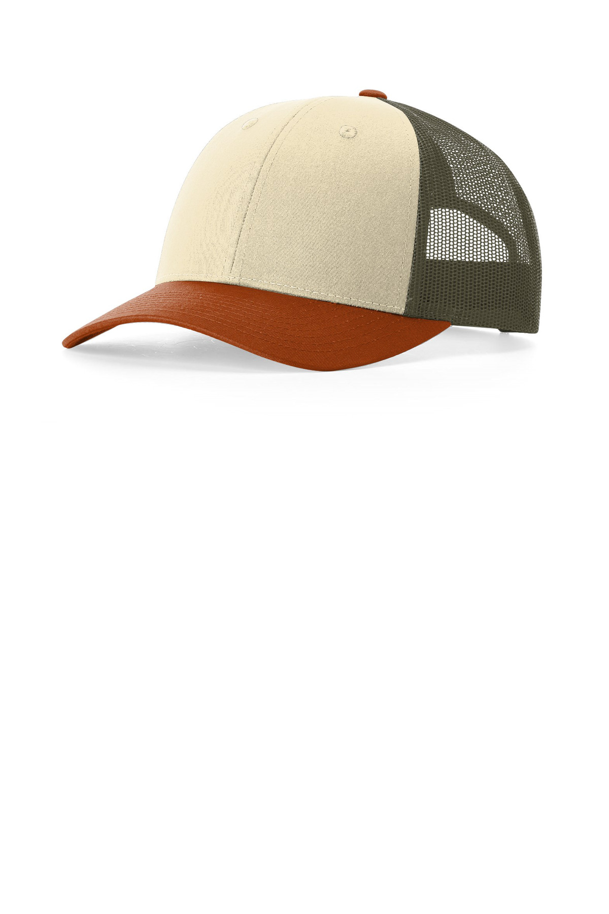 Cream White/Loden Green/Dark Orange