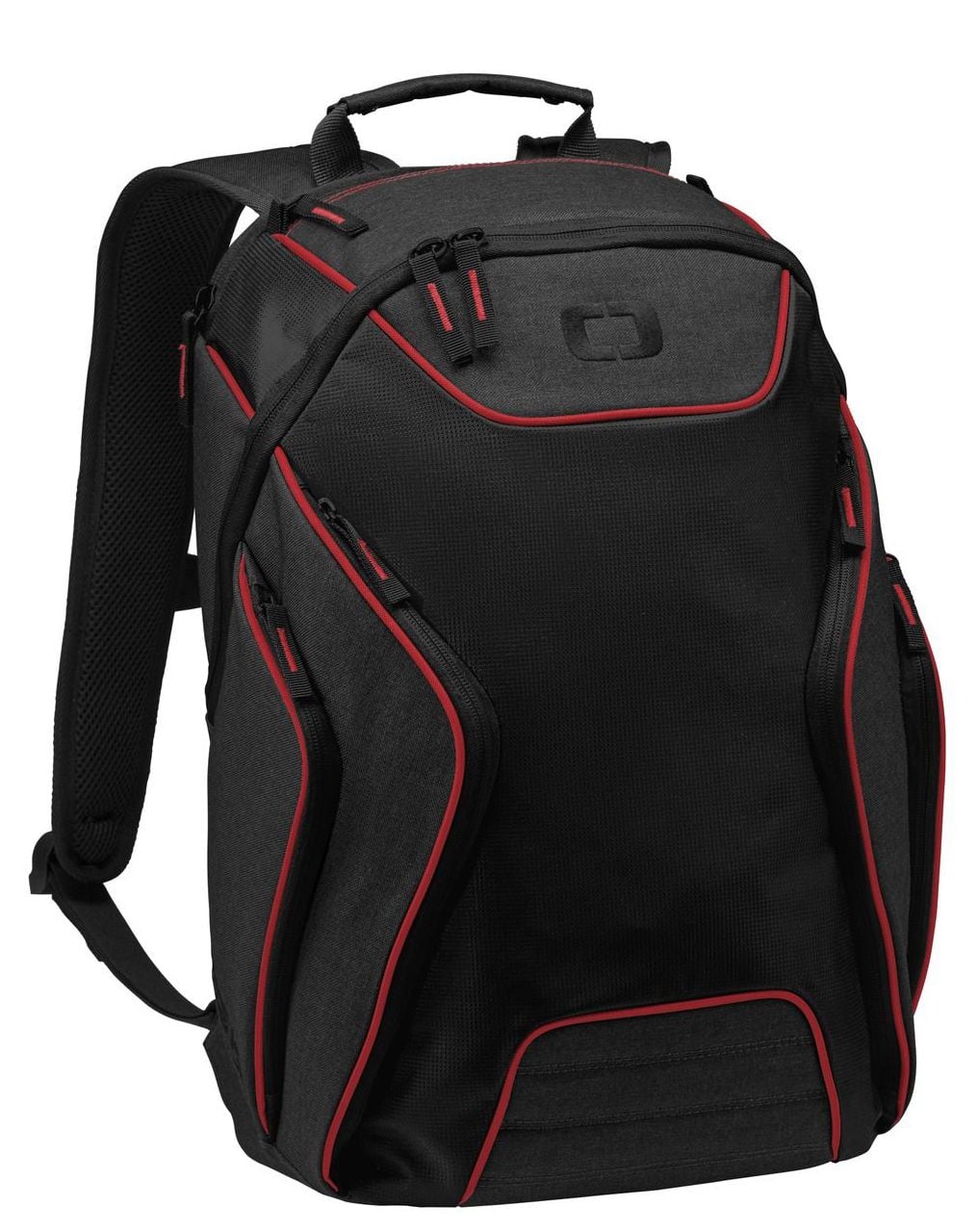 Laser Red/Heather Gray