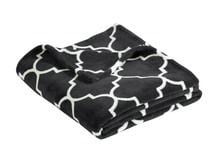 Graphite Gray/White Quatrefoil