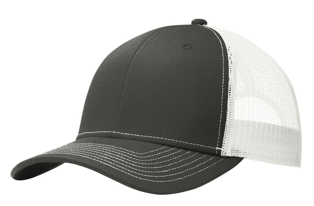 Gray Steel/White