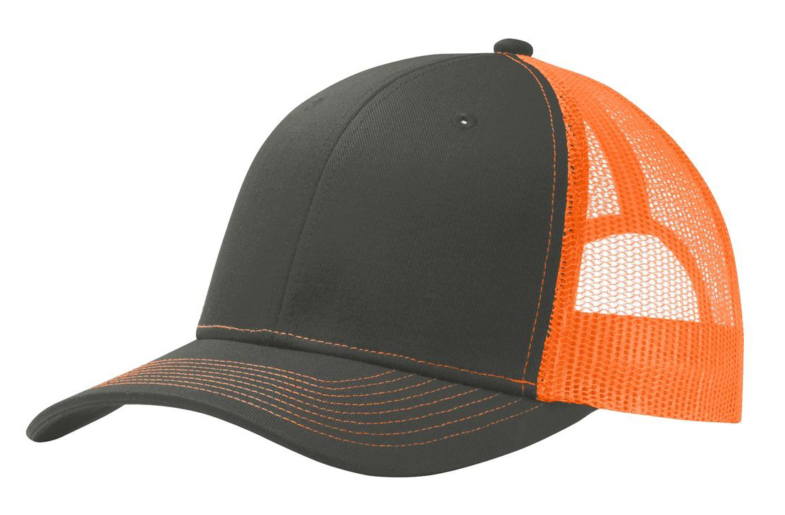 Gray Steel/Neon Orange