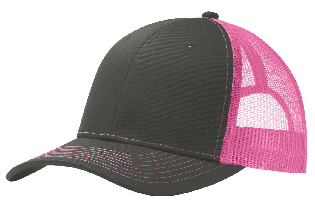 Gray Steel/Neon Pink