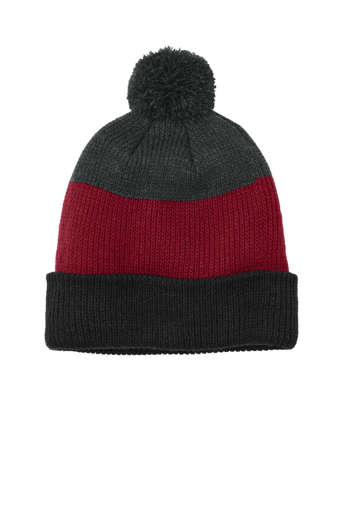 Deep Black/Rich Red/Heather Gray
