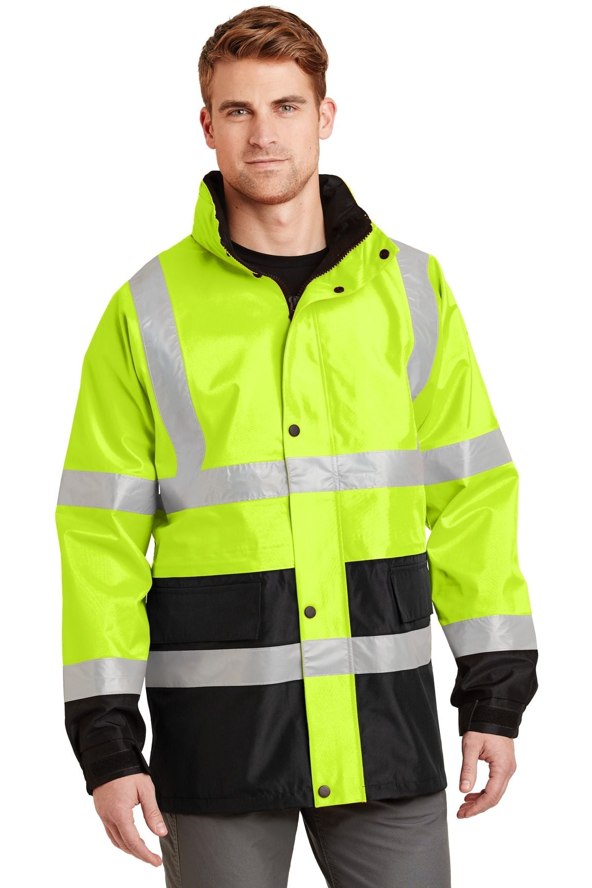 Safety Yellow/Silver/Black