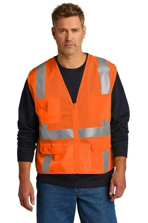 Safety Orange/Silver