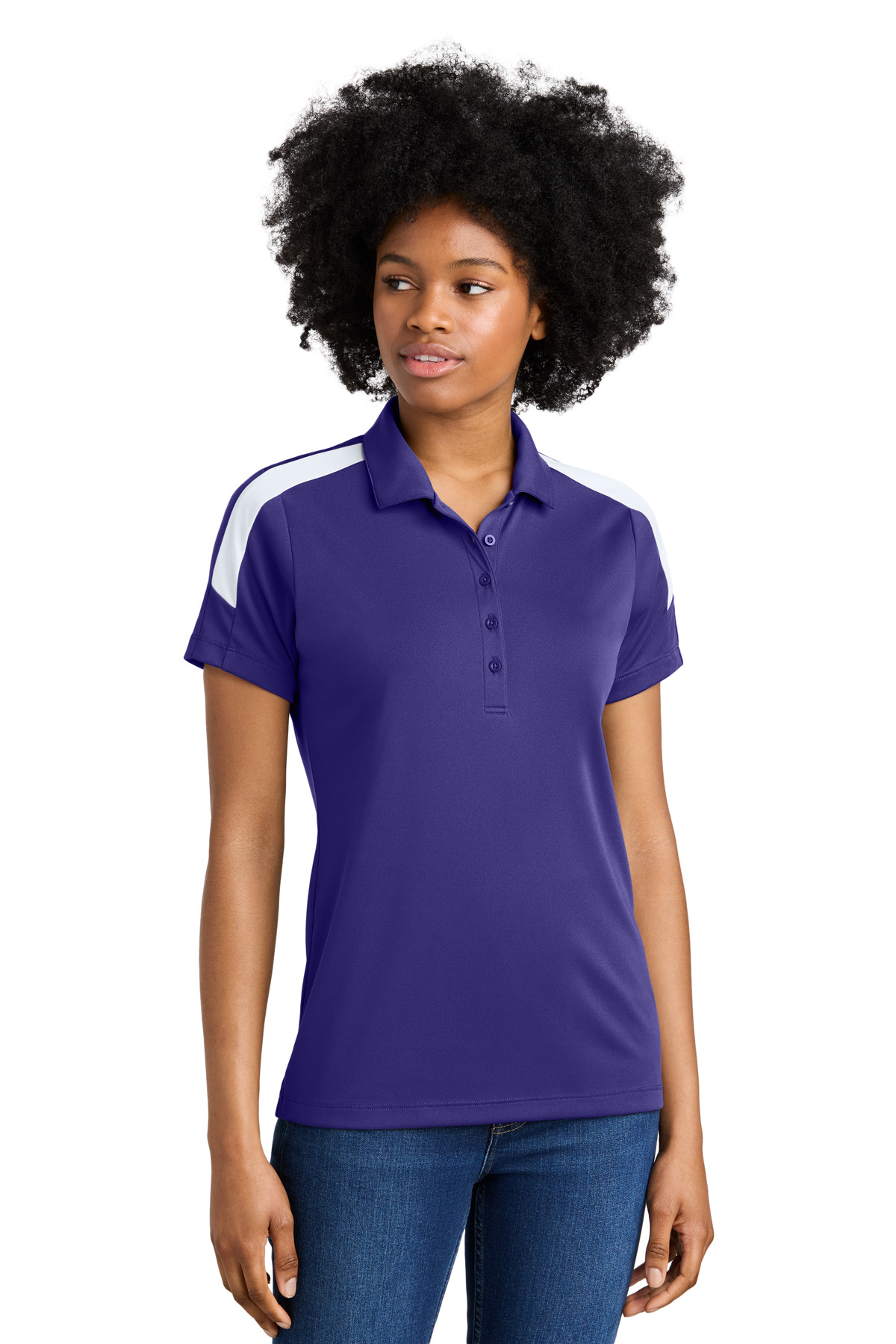 Purple/White