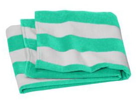 Bright Seafoam Green/White