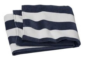 Navy Blue/White