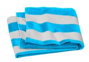 Turquoise Blue/White